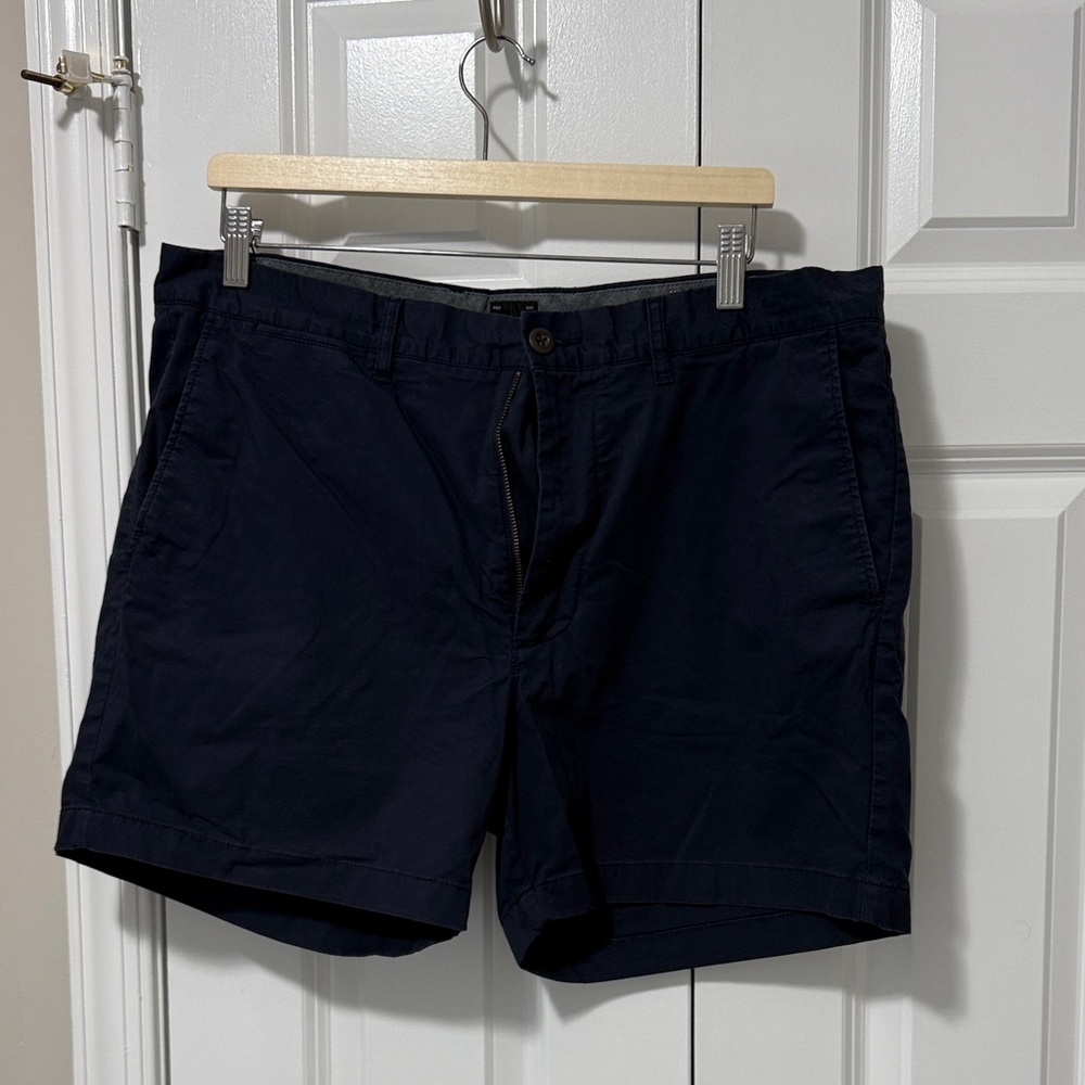J. Crew Men's Navy Flat Front Shorts